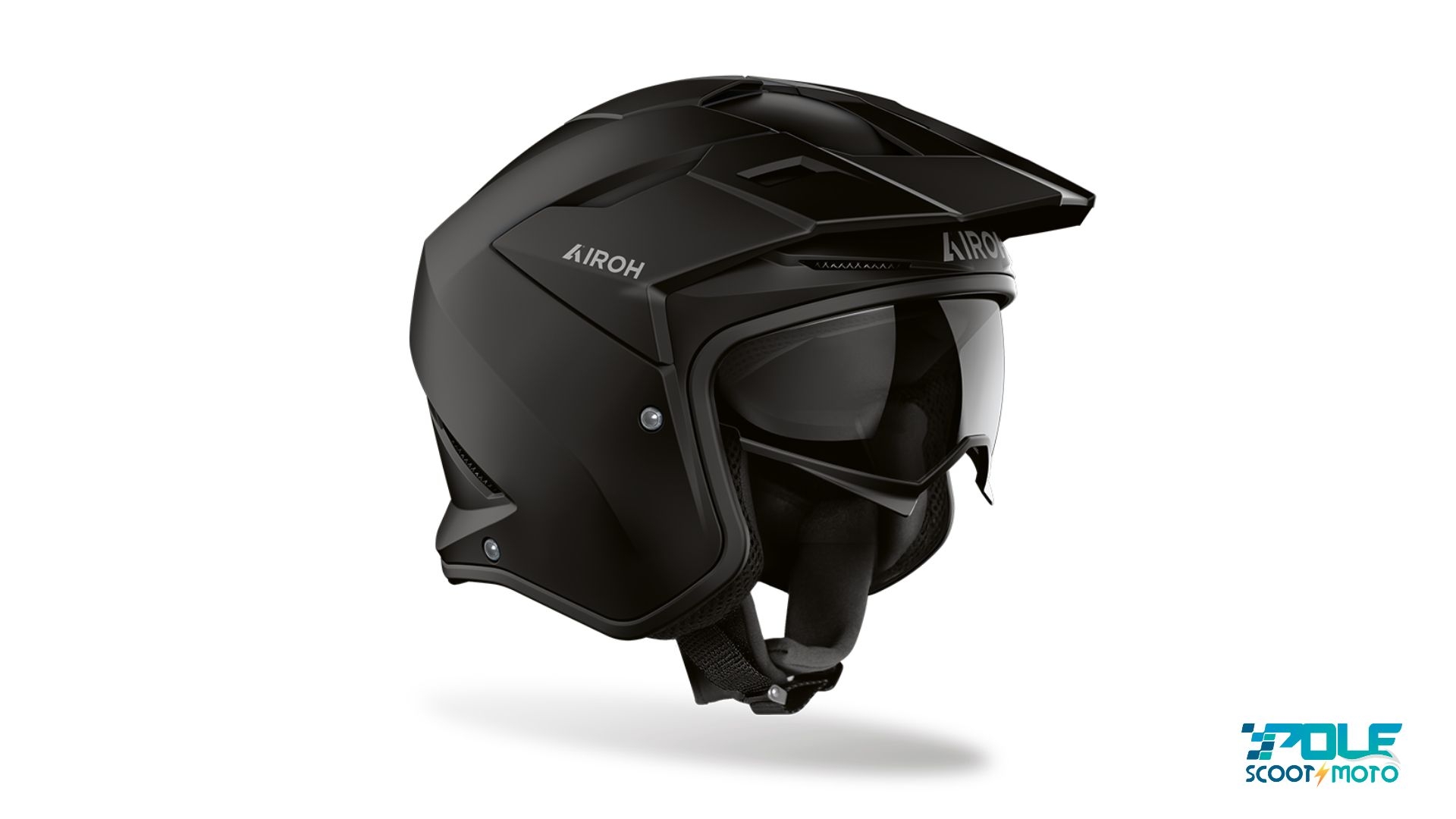 CASQUE AIROH KOMBAKT COLOR NOIR MATT – Image 2